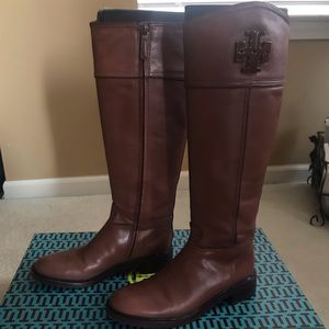 Authentic Tory Burch Brown Boots